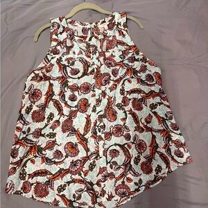 Candie's Pastel Floral Blouse - Pink and Mint